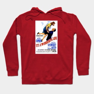 It's A Wonderful Life White Movie Poster Hoodie